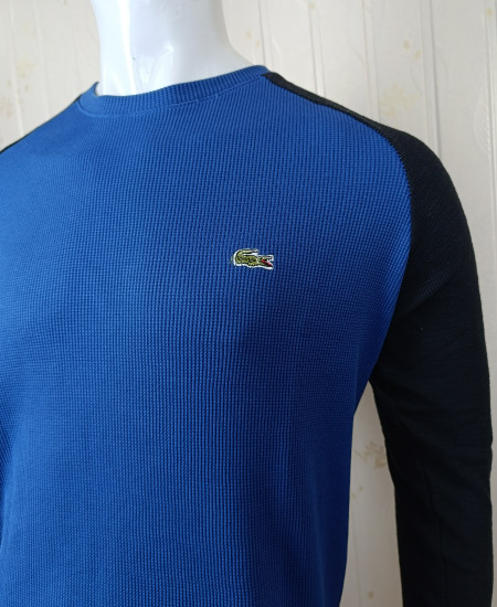 Lacoste Sweatshirts Blue Black - Image 4