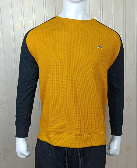 Lacoste Sweatshirts Mustard Black