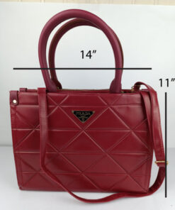 Alternative view of Prada Tote Mehroon Handbag