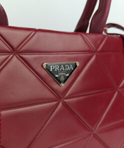 Prada Tote Mehroon Handbag
