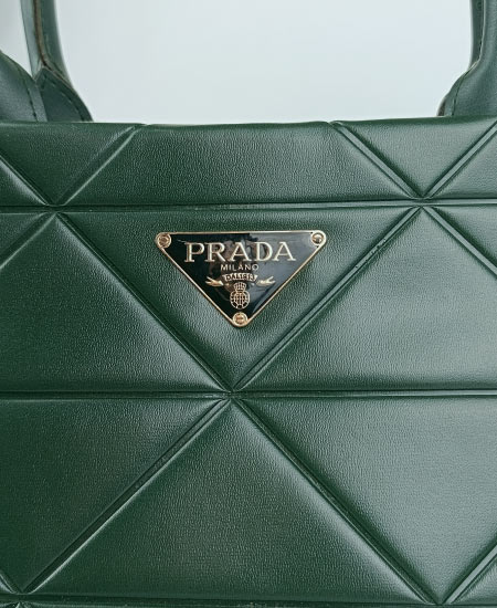 Prada Tote Olive Green Handbag