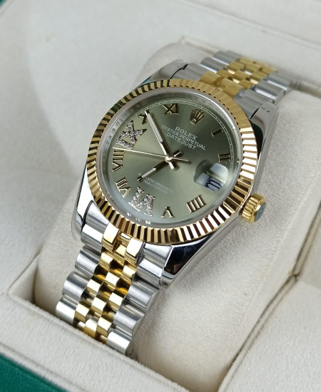 Rolex Datejust Green Roman Dail 36 Ref.126233