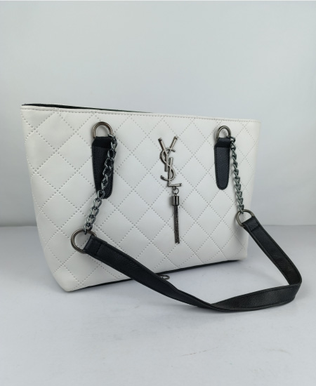 YSL White Handbag 007