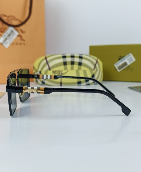 Burberry Sunglasses Square Black Bur23 - Image 6