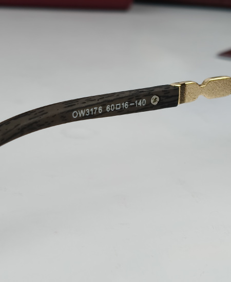 Cartier Black Minimal Sunglasses CRT061 - Image 6