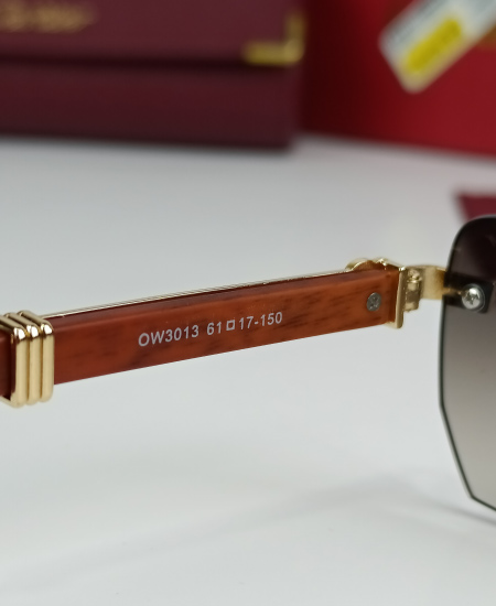 Cartier Sunglasses Rectangular CRT102 - Image 5