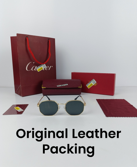 Cartier Sunglasses Retro Golden CRT47 - Image 2