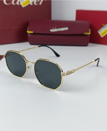 Cartier Sunglasses Retro Golden CRT47 - Image 3