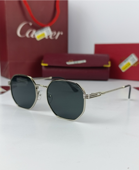 Cartier Sunglasses Retro Silver CRT47 - Image 3