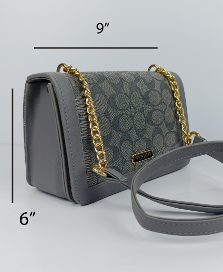 Coach Handbag Gray - Image 2