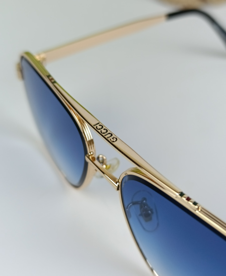 Gucci Sunglasses Blue Square GG012 - Image 4