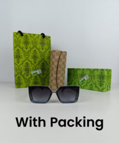 Alternative view of Gucci Women Gray Sunglasses GG015