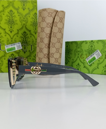 Gucci Women Gray Sunglasses GG015 - Image 5