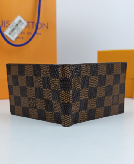 LV Men's Wallet Coffee 301 - Image 4