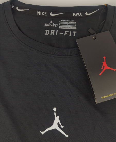 Nike Jordan T-Shirts Dri Fit Black