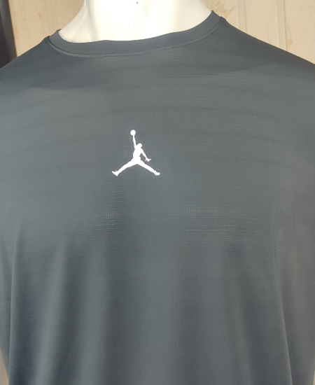 Nike Jordan T-Shirts Dri Fit Gray - Image 3