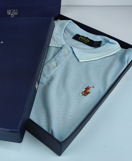 Polo Ralph Lauren Polo Shirts Ice Blue