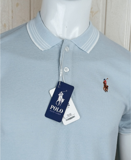 Polo Ralph Lauren Polo Shirts Ice Blue