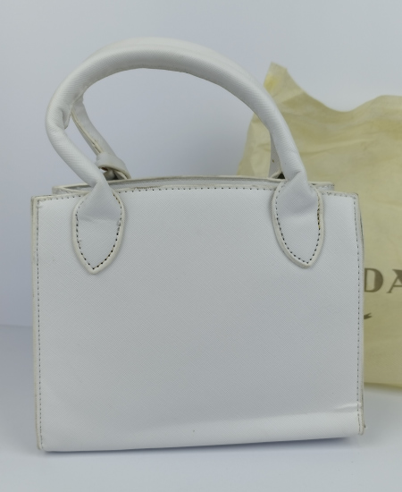 1.1 Prada Handbag White - Image 4