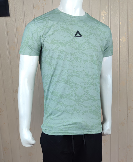 Reebok Dri Fit T-Shirts Camo Green - Image 3