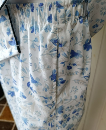 Zara Ladies Night Suit Blue Flaura - Image 6