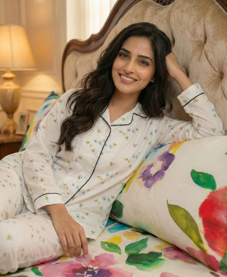 Zara Ladies Night Suit Honey-Bee