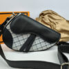 1.3 DIOR Saddle White Leather Handbag
