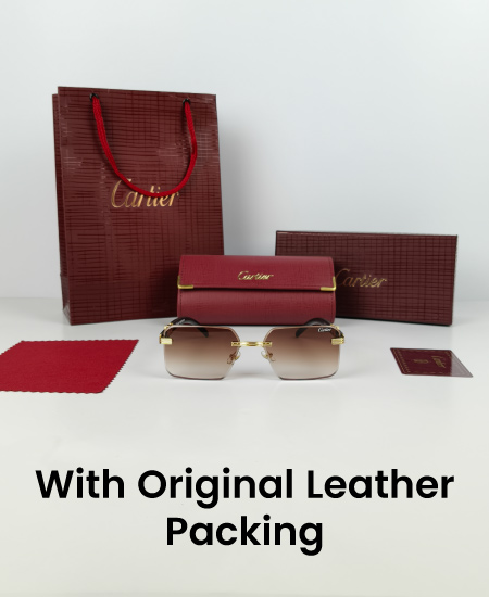 Cartier Sunglasses Golden Leopard CRT-111 - Image 2