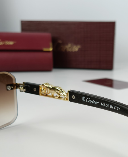 Cartier Sunglasses Golden Leopard CRT-111 - Image 6