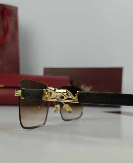 Cartier Sunglasses Golden Leopard CRT-111 - Image 4