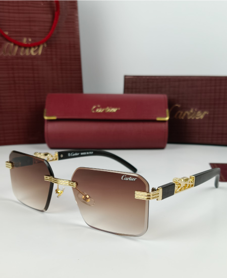 Cartier Sunglasses Golden Leopard CRT-111 - Image 3