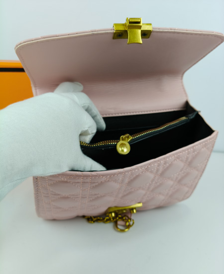 DIOR Coffee Pink Handbag - Image 5
