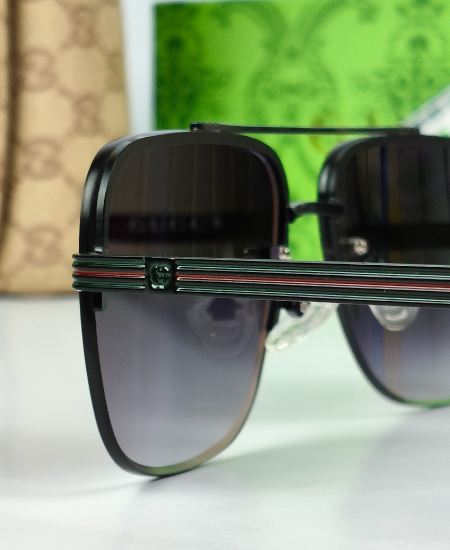 Gucci Sunglasses Black Night GG07 - Image 4