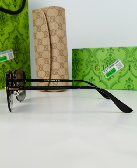 Gucci Sunglasses Black Night GG07 - Image 7