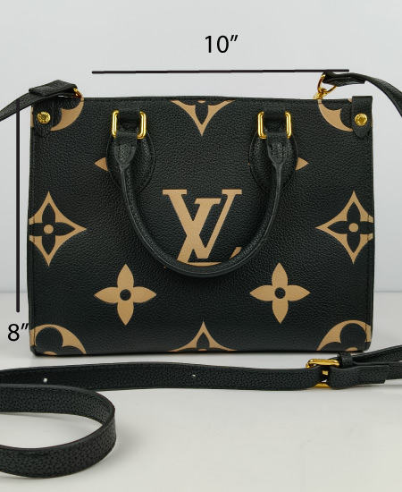LV Mini Tote Handbag Black - Image 2