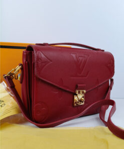 LV Pochette Red Wine Handbag