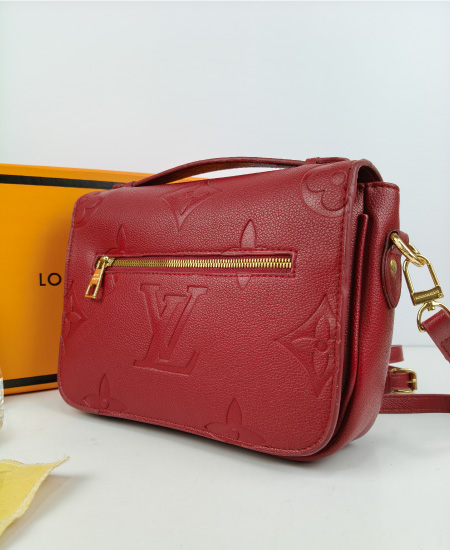 LV Pochette Métis Red Wine Handbag - Image 3