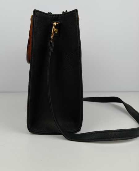 LV Tote Handbag Black 009 - Image 5