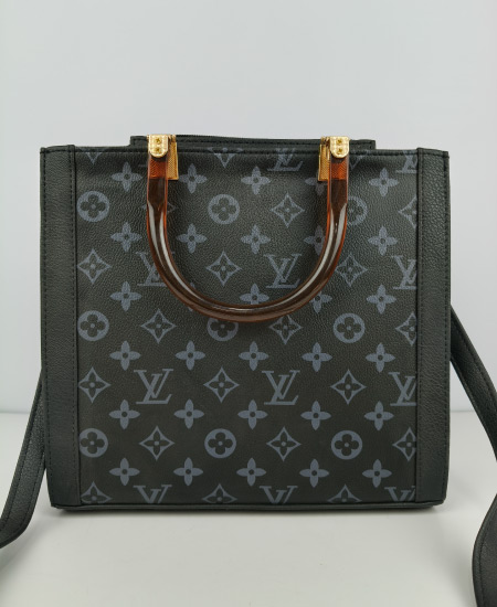 LV Tote Handbag Black 009 - Image 3
