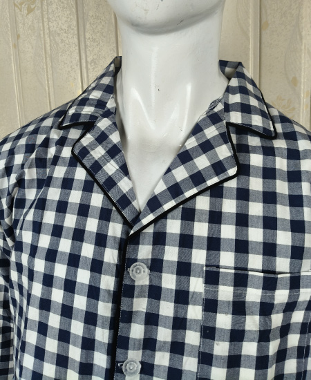 Black Check Zara Men's Night Suit