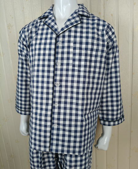 Black Check Zara Men's Night Suit - Image 4