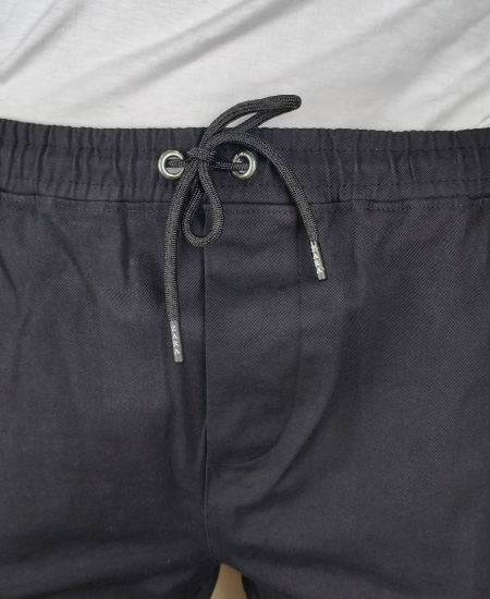 Black Cotton Cargo Shorts Zara Men's - Image 3
