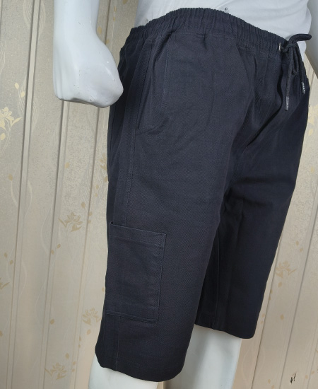 Black Cotton Cargo Shorts Zara Men's