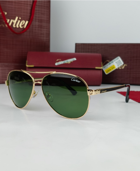 Cartier Legacy Sunglasses Golden Aviator CRT-126