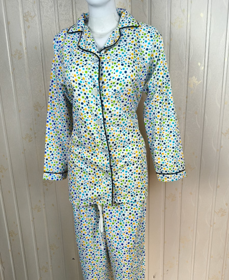 Multi Polka Dots Night Suit Zara Women's - Image 3