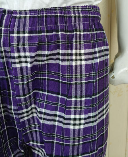 Purple Cotton Trouser Zara Men's - Image 4