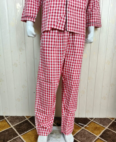 Red Check Zara Men's Night Suit - Image 5