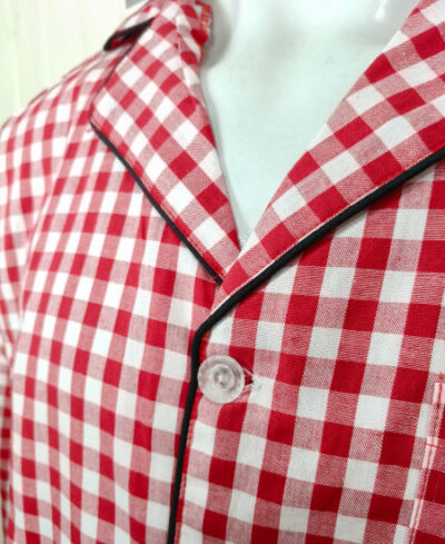 Red Check Zara Men's Night Suit - Image 3