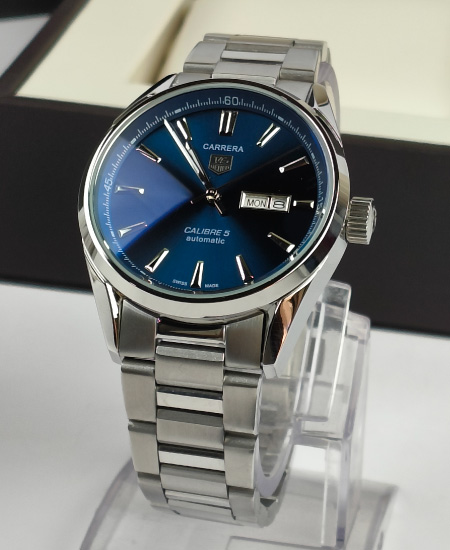 TAG Heuer watch Carrera Calibre 5 Blue Dial WAR201EBA0723
