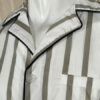 White and Gray Straps Zara Men's Night Suit